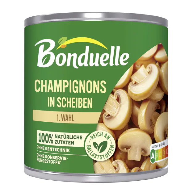 Bonduelle Champignons Scheiben 1. Wahl (425ml)