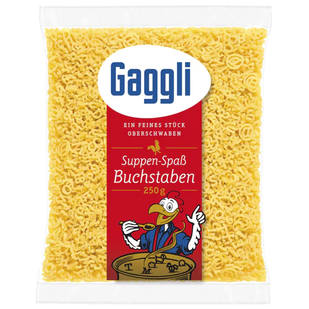 Gaggli Suppen-Spaß Buchstaben (250g)