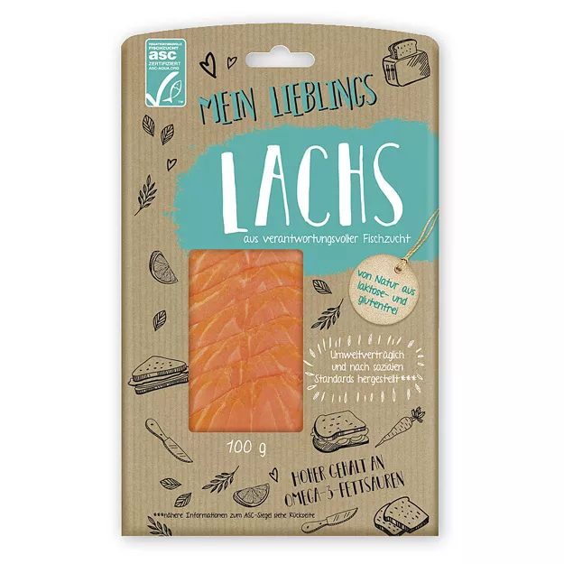 Meine Lieblinge Räucherlachs (100g)