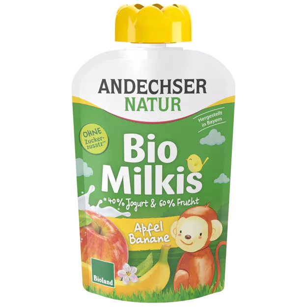 Andechser Natur Bio Milkis Apfel Banane (100g)