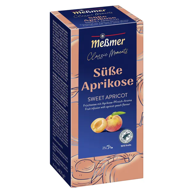 [4_2360] Meßmer Classic Moments Süße Aprikose (25 Beutel)