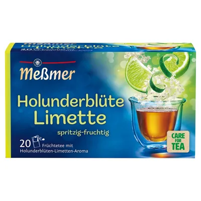 Meßmer Holunderblüte Limette (20 Beutel)
