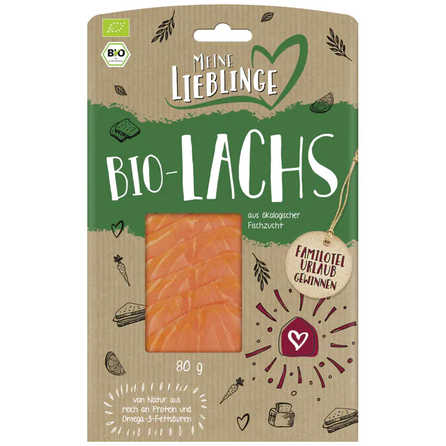 Meine Lieblinge Bio Räucherlachs (80g)