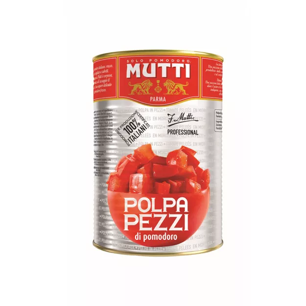 [4_4006] Mutti Polpa Pezzi Tomatenfruchtfleisch (4050g)