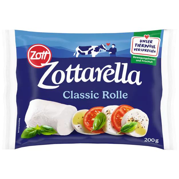 Zottarella Mozzarella Classic Rolle 45% (200g)