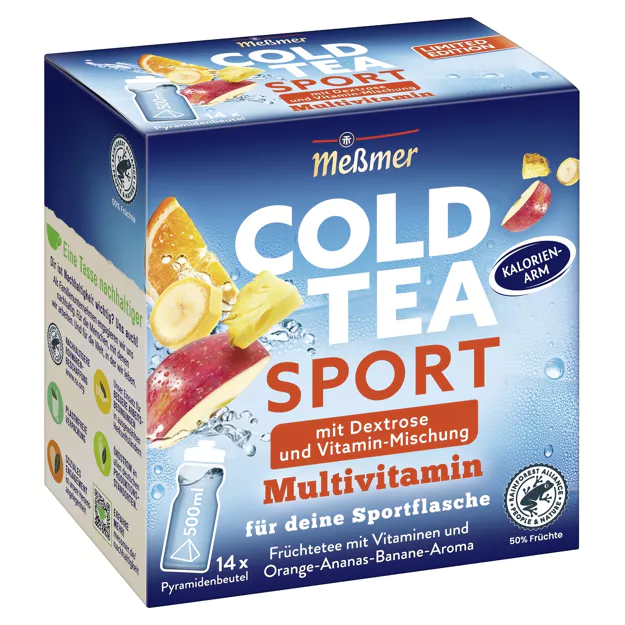 Meßmer Cold Tea Sport Multivitamin - zum kalt aufgießen (14x2,75g)
