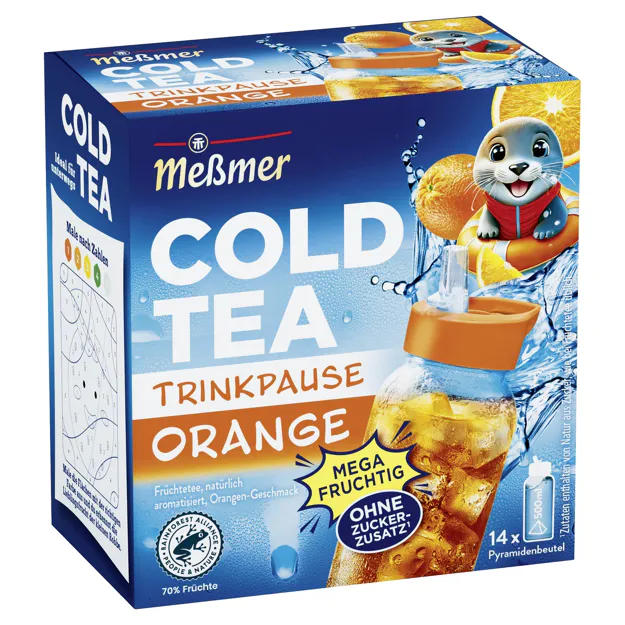 Meßmer Cold Tea Orange - zum kalt aufgießen (14x2,75g)