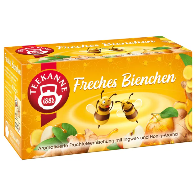 [4_2456] Teekanne freches Bienchen (18 Beutel)