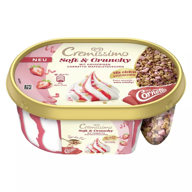Cremissimo Soft & Crunchy Erdbeere TK (750ml)