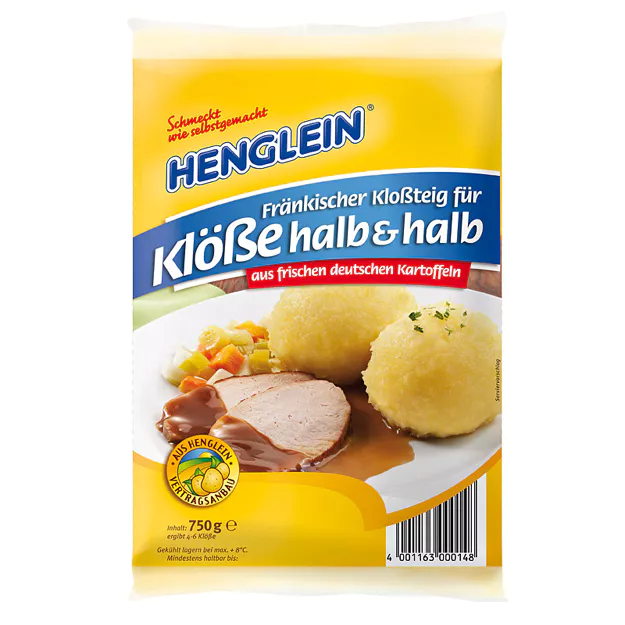 Henglein fränkischer Kloßteig halb & halb (750g)