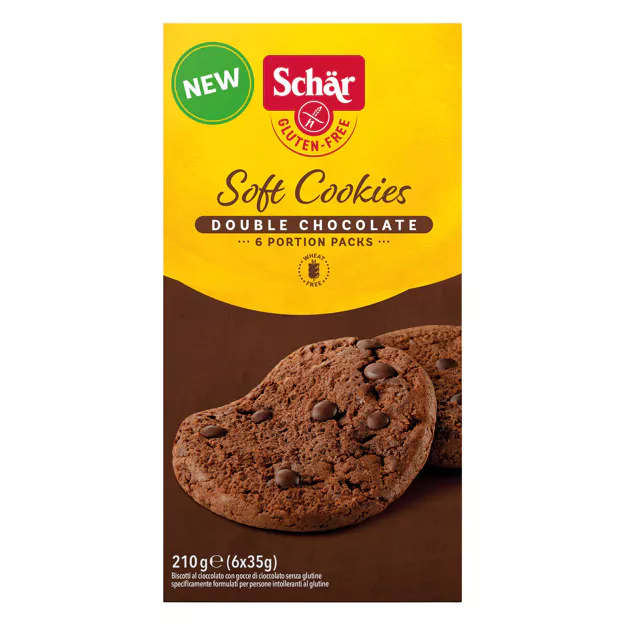 [4_0086] Schär Soft Cookies Double Chocolate - glutenfrei (210g)
