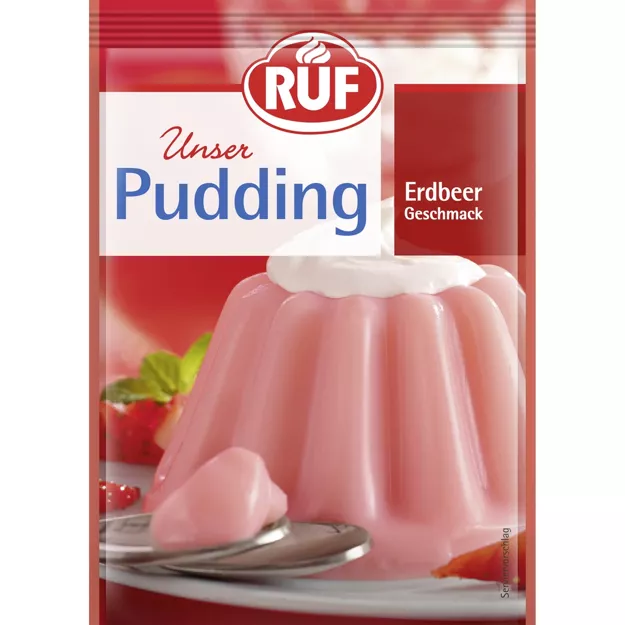Ruf Puddingpulver Erdbeergeschmack (3er)