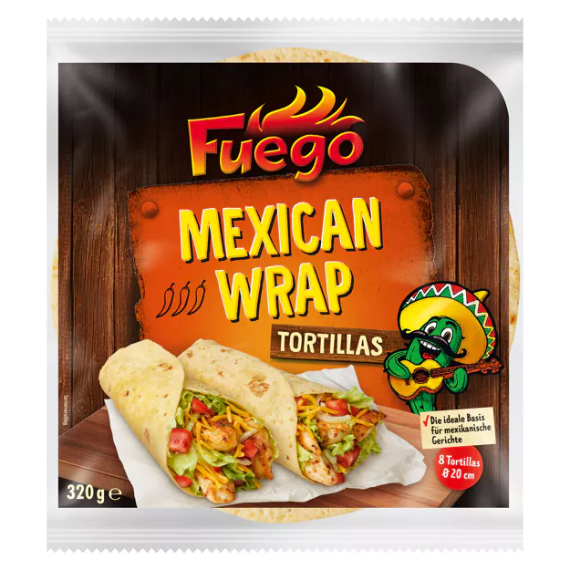 Fuego Wrap Tortillas Mexican Style (8Stk.)