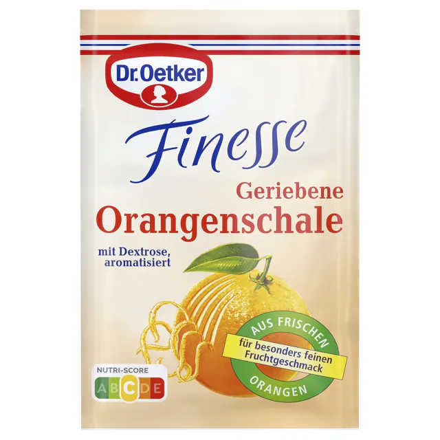 Dr. Oetker Finesse geriebene Orangenschale (3Stk.)