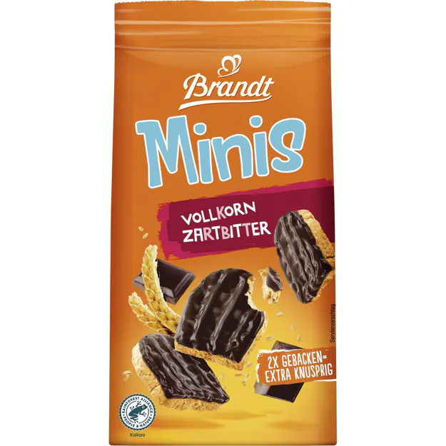 Brandt Mini-Zwieback - Vollkorn Zartbitter (95g)