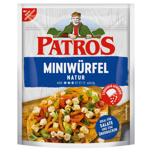 Patros Miniwürfel Natur (135g)