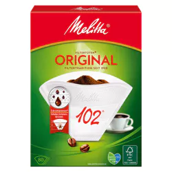 Melitta Filtertüten - Größe 102 (80Stk.) - weiß