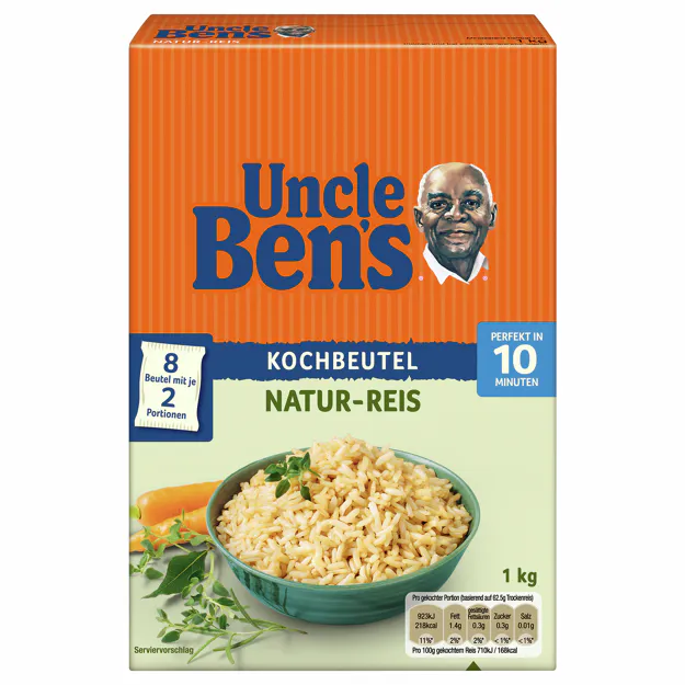 Uncle Ben´s Natur-Reis im Kochbeutel (1kg)