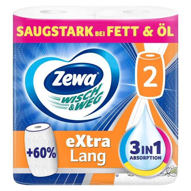 Zewa Küchentücher Wisch&Weg (2x72 Blatt)