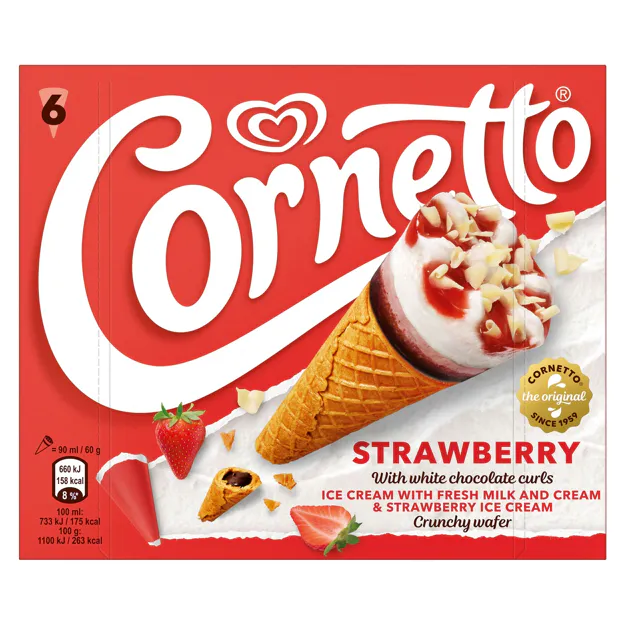 Cornetto Erdbeer TK (6x90ml)