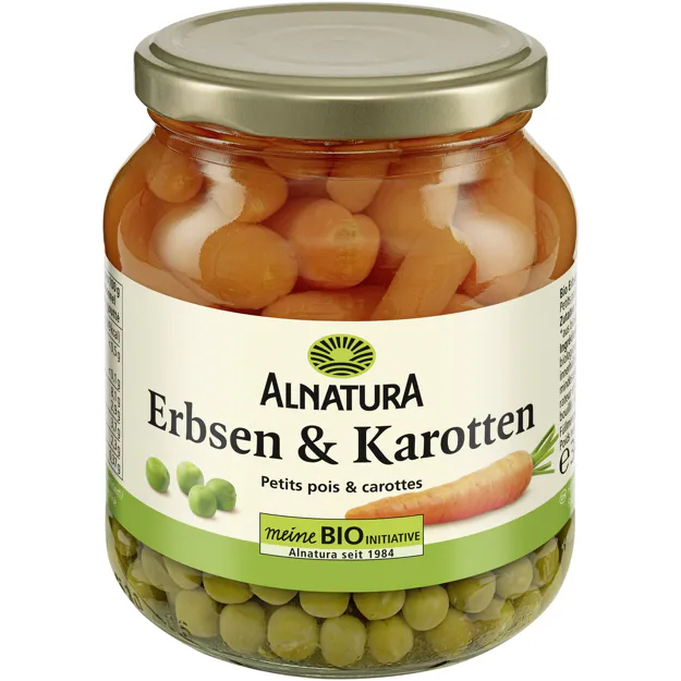 Alnatura Bio Erbsen & Karotten (340g)