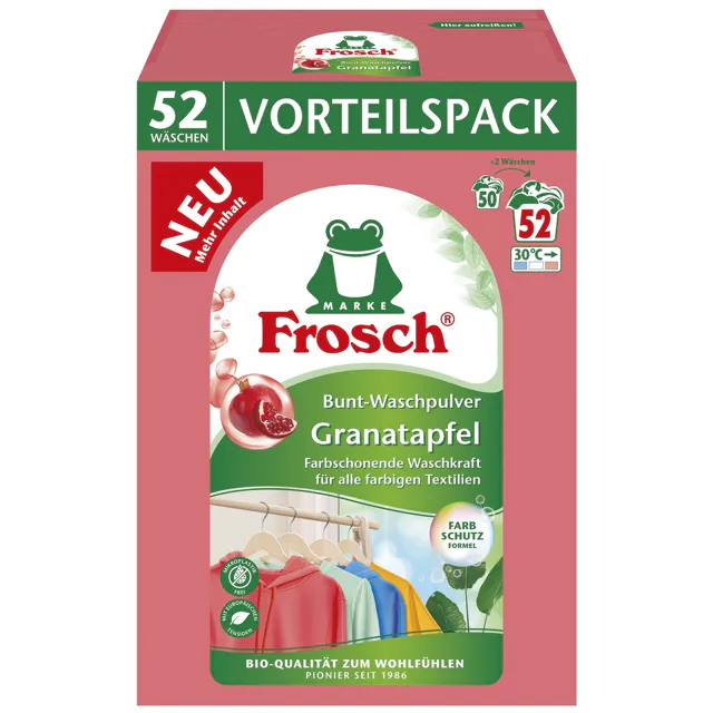 Frosch Bunt-Waschpulver Granatapfel (52WL)