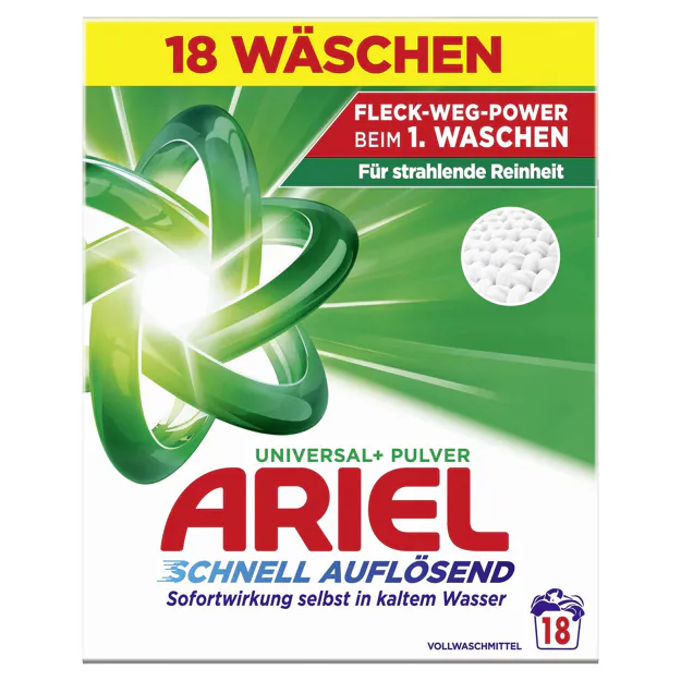Ariel Universal+ Pulverwaschmittel (18WL)