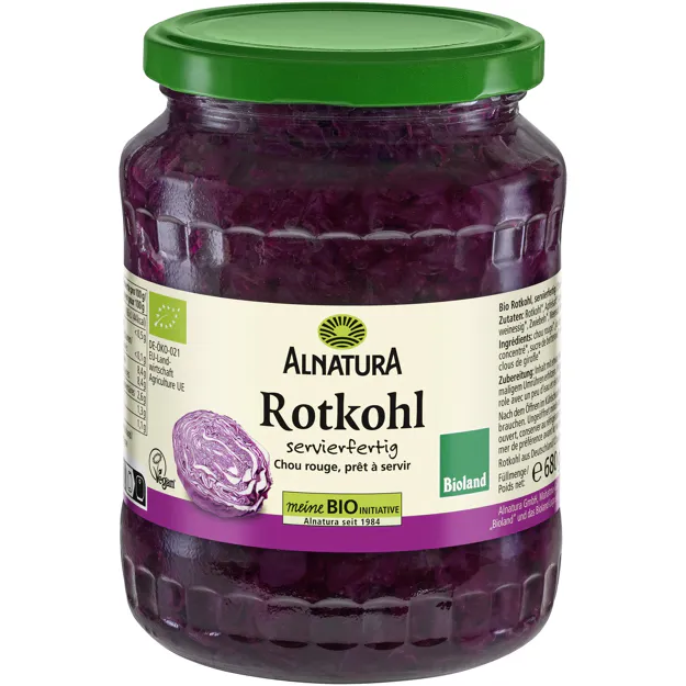 Alnatura Bio Rotkohl - servierfertig (680g)