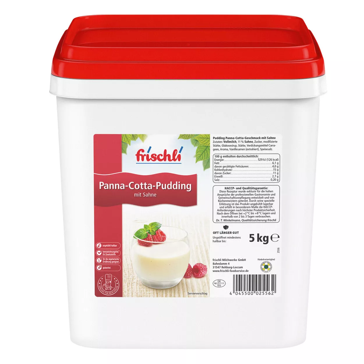 Frischli Panna Cotta Pudding (5kg)