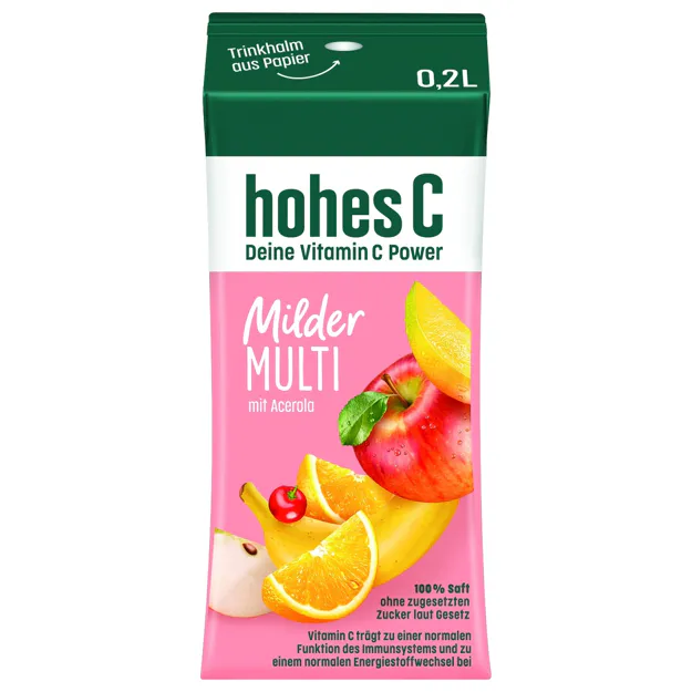 Hohes C Drinkpack Milder Multi (3x0,2l)