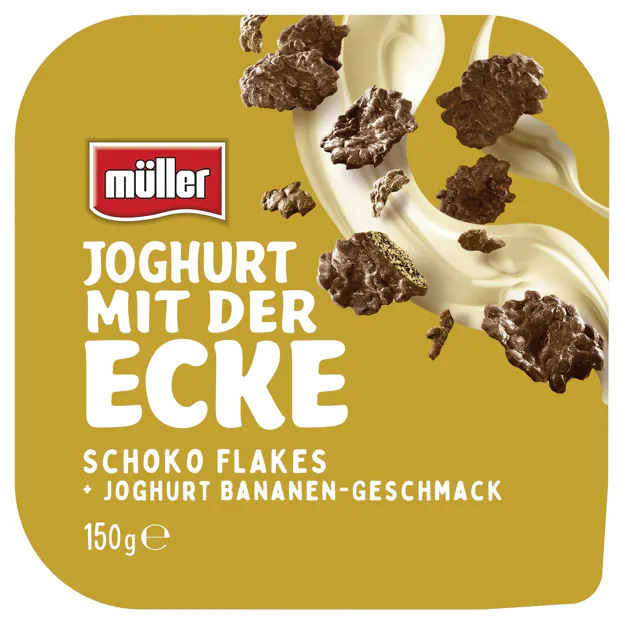 Müller Joghurt mit der Ecke - Banane Schoko (150g)