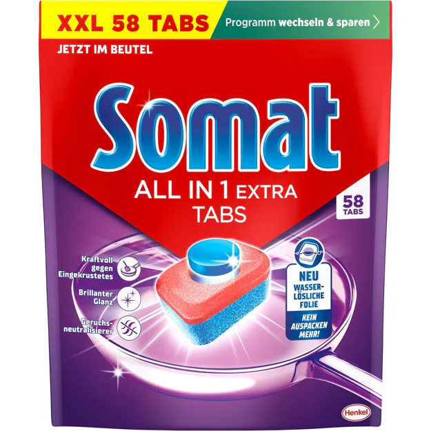 Somat All in 1 Spülmaschinentabs (58Stk.)