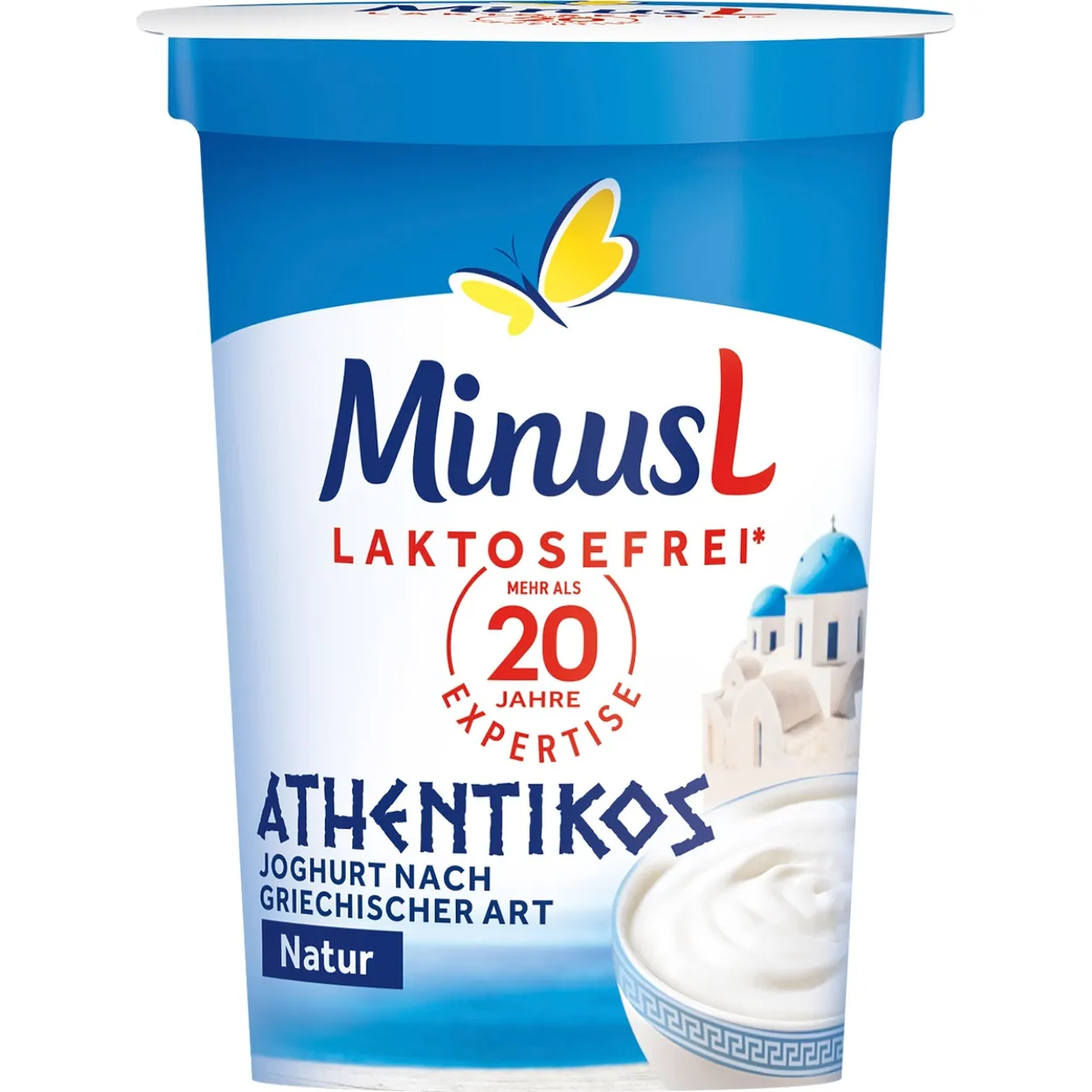 MinusL laktosefreier Joghurt nach griechischer Art (400g)