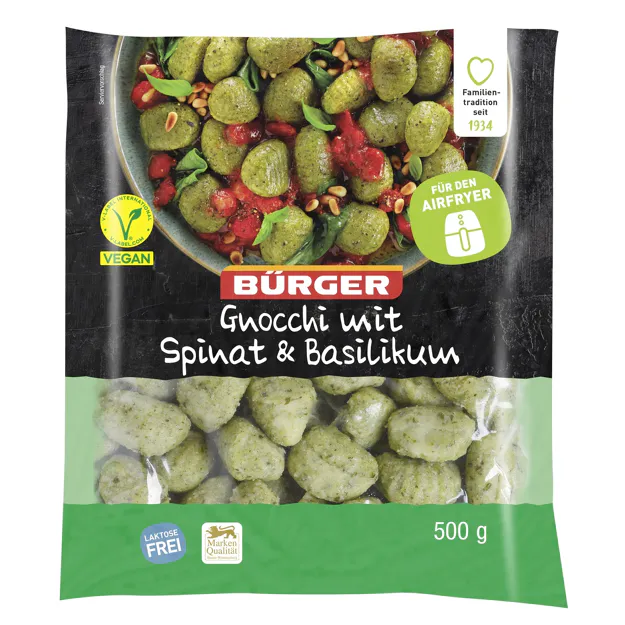 Bürger Gnocchi Spinat & Basilikum (500g)