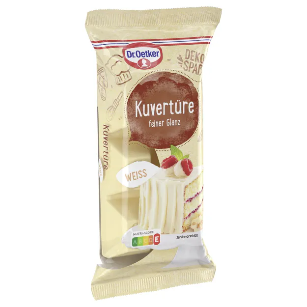 Dr. Oetker Kuvertüre - weiß (150g)