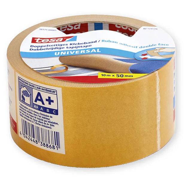 Tesa Doppelseitiges Klebeband 10m (1Stk.)