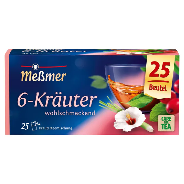Meßmer 6-Kräuter Tee (25 Beutel)