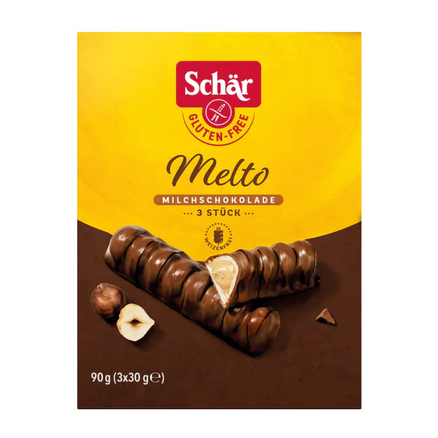 Schär Glutenfreie Schokoriegel mit Haselnussfüllung (3x30g)