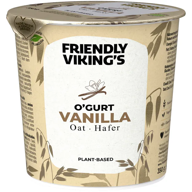 Friendly Viking's O'gurt Joghurtalternative - Vanille (350g)