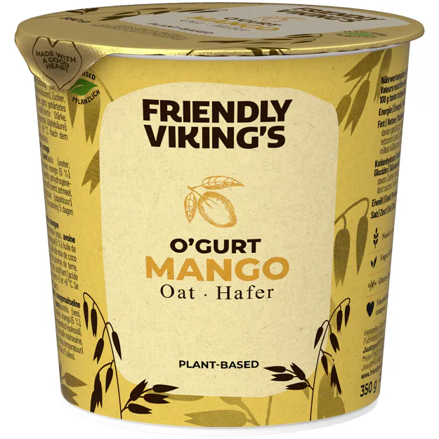 Friendly Viking's O'gurt Joghurtalternative - Mango (350g)