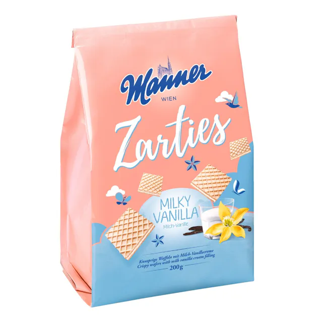 Manner Zarties Milky Vanilla (200g)