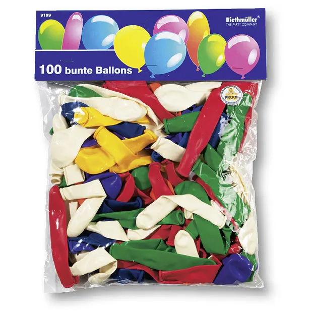 [4_6582] Luftballons bunt (100Stk.)