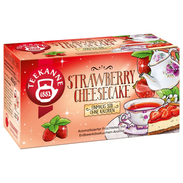 Teekanne Strawberry Cheesecake (18 Beutel)