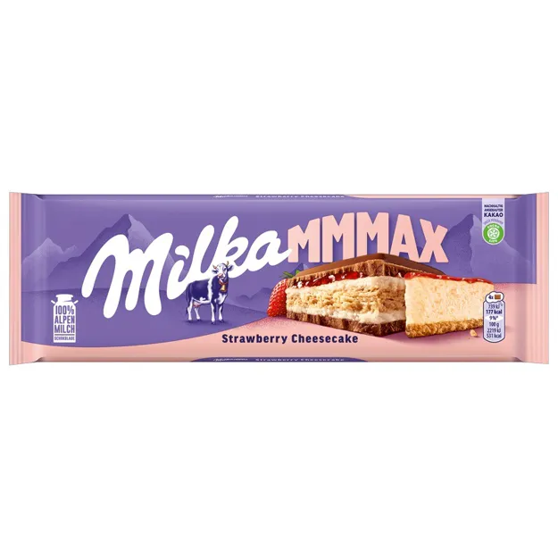 Milka Strawberry Cheesecake (300g)