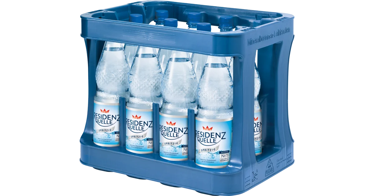 Residenz Quelle Mineralwasser spritzig PET (12x1l)