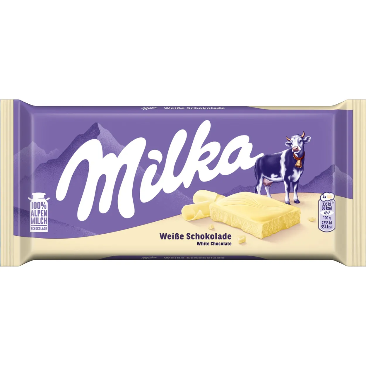 Milka Weiße Schokolade (90g)
