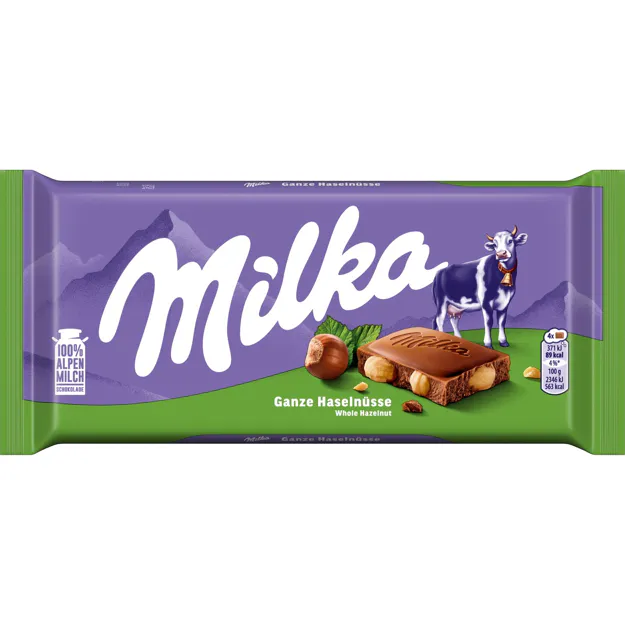 Milka Ganze Haselnüsse (95g)