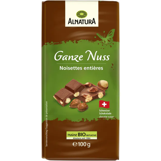 Alnatura Bio Schokolade Ganze Nuss (100g)