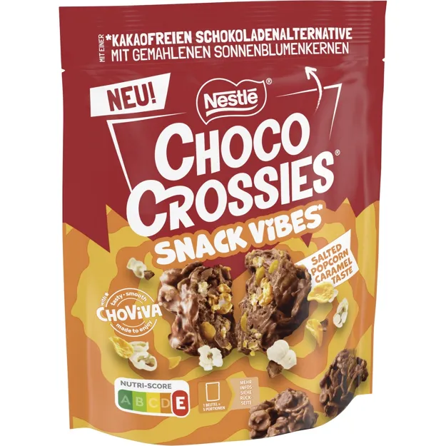 Nestlé Choco Crossies Salted Popcorn Caramel (100g)