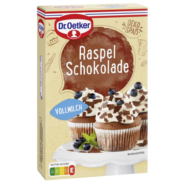[4_1315] Dr. Oetker Schokoraspeln - Vollmilch (100g)